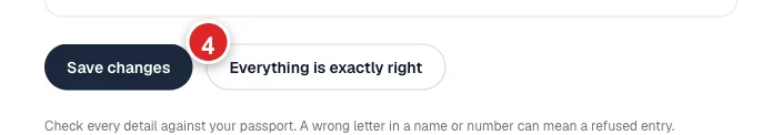 The Everything is exactly right button